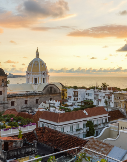 Cityscape of Cartagena, Colombia