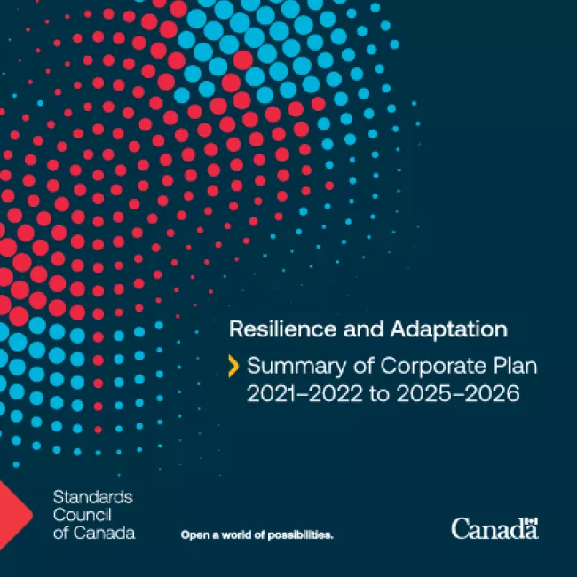 Resilience and Adaptation Summary of Corporate Plan 2021–2022 to 2025–2026