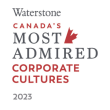 Waterstone Canada's Most Admired Corporate Cultures 2023 logo