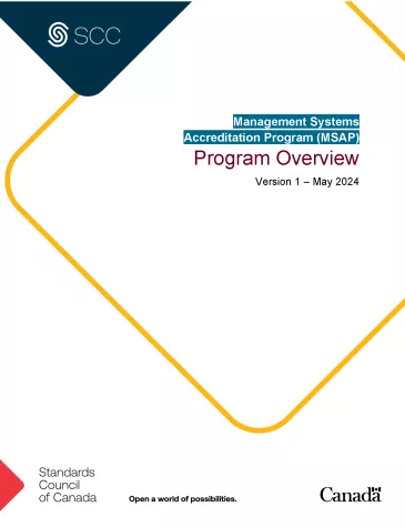 Program Overview - Management Systems Accreditation Program