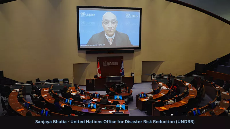 Sanjaya Bhatia, Head of Office, United Nations Office for Disaster Risk Reduction